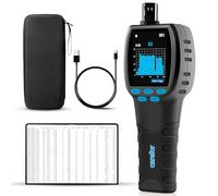 CF-60 PP - Misuratore professionale della qualità dell'aria, rilevatore di CO2 16 in 1 per CO2, PM2,5/PM10, TVOC, HCHO e polline, grafici 24 ore sullo schermo, rapporti CSV per casa, ufficio