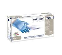 CF CARTA INGROSSO E DISTRIBUZIONE Guanti Reflexx T22 in PE blu - 200 pezzi (M)