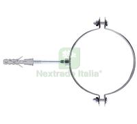 CF COLLARE PER TUBI RAIN 2 PZ. ZINCATO BIANCO Ï TUBO MM.100:
