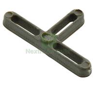 CF CONFEZIONE 250 DISTANZIATORI MM. 7 A T IN PLASTICA: