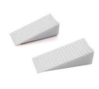 CF FERMAPORTA ADESIVO A CUNEO PRONTY PLASTICA BIANCO CF=PZ 2