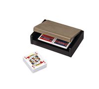 CF GIOCO DAL NEGRO LEGNO WENGHE VERNICIATO 2 MAZZI POKER E 1 MAZZO NAPOLETANE COD 2106