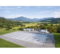 CF. Group Copertura Avvolgibile Flex Rettangolare 800 x 400 cm - Grigio - Dimensioni esterne: 850 x 450 cm