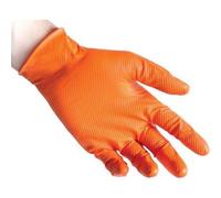 CF GUANTO NITRILE MONOUSO ARANCIO N85 REFLEXX GR 8,4 AQL 1,5 SENZA POLVERE CF=PZ 50 XL