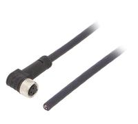 CF.INI-P3-M8-BW-5 Cavo di collegamento M8 PIN: 3 angolati 5m maschio 60VAC 4A...