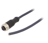 CF.INI-P4-M12-BG-5 Cavo di collegamento M12 PIN: 4 connettori dritti 5m 250VA...