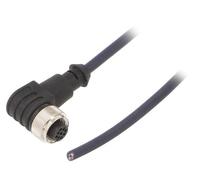 CF.INI-P4-M12-BW-5 Cavo di collegamento M12 PIN: 4 angolati 5m maschio 250VAC 4A
