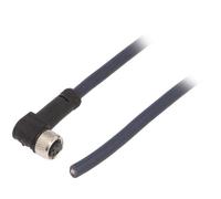 CF.INI-P4-M8-BW-5 Cavo di collegamento M8 PIN: 4 angolati 5m maschio 30VAC 4A...