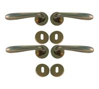 CF MANIGLIA GOCCIA OTTONE ROSETTA FORO PATENT ZAMA OTTONE LUCIDO Q8 CF=PZ 4