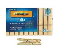 CF MOLLETTE JULIA AVORIO POLIPROPILENE E MOLLA ACCIAIO ZINCATO PZ.10: