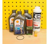 Cf-Moto 450 Cforce Oelwechselset Filtro Olio o-Ring NGK Shell Advance Ultra