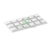 CF PARACOLPI ADESIVO INOFIX CM.12X12 CONFEZIONE 18PZ BIANCO: