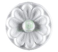 CF ROSONE DECORATIVO PER SOFFITTI MOD.EC00DY Ã˜ CM. 6,5 KIT 4 PZ: