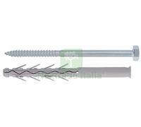 CF TASSELLO TUP4 CON VITE TESTA ESAGONALE 100 PZ. MM. 8X80: