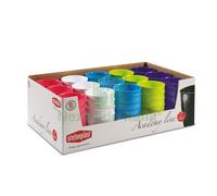 CF VASO ACADEMY LUX Ï CM. 11X10 H COL. ASSORTITI ESPOSITORE 60 PEZZI: