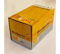 Cf Vite Testa Piana Svasata a Croce zincata bianca per legno - 3,5 Ø, 18 mm, da 500 pz