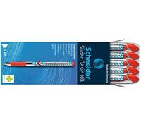 Schneider Slider 151202 Ballpoint Pens XB Tip Pack of 10 Red red 10 count (Pack