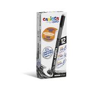 Carioca Penna Carioca Oops Nero 0,7 Mm 12 Pezzi S_0301_S8403462 Consumabili E Uf