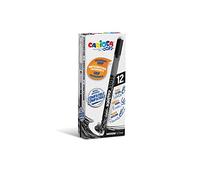 Carioca Penna Carioca Oops Nero 0,7 Mm 12 Pezzi S_0301_S8403462 Consumabili E Uf