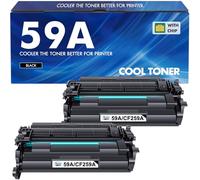 CF259A 59A Cartuccia di toner Nero: 2-Confezione Compatibile Sostituzione per HP 59A 59X per Enterprise Laserjet Pro M404dn Toner M404dw MFP M428dw M428fdw M404n M404 Series Inchiostro Stampante