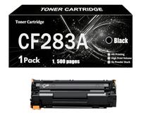 CF283A 83A CF283X 83X Cartuccia di Toner Compatibile per HP con Chip | Sostituzione per HP LaserJet Pro M201dw M201n MFP M125nw M127fn M127fw M225dn M225dw - 1.500 / 2.200 Pagine,A
