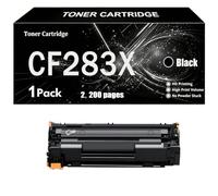 CF283A 83A CF283X 83X Cartuccia di Toner Compatibile per HP con Chip | Sostituzione per HP LaserJet Pro M201dw M201n MFP M125nw M127fn M127fw M225dn M225dw - 1.500 / 2.200 Pagine,X