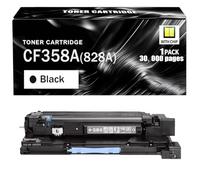 CF358A CF359A CF364A CF365A Tamburo di Imaging Compatibile con HP - Alta Resa ~30.000 Pagine - Per M855dn M855x M855xh M880z M880z - Scegli Nero/Ciano/Giallo/Magenta - 1 Cartuccia,bk