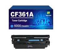 CF360A CF361A CF362A CF363A Cartuccia Toner Compatibile Per HP M553n M553x M553dn M552dn MFP M577 M577z M577dn M577f Stampanti , Alta Capacità, Con Chip,Cyan-1 Pack