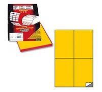 CF400 ETICHETTE GIALLO 105X148