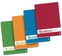 Pigna Pigna Quablock Blocco Collato A5 80 Gr Quadretti 4 M Colore Verde 50 Fogli