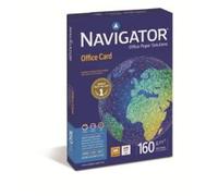 Navigator Office Card Carta Premium per ufficio, Formato A4, 160 gr, Confezione da 5 Risme da 250 Fogli