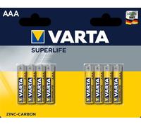 VARTA Caricabatterie Marca Modello CF8 SUPERLIFE ZINCO Carbone AA