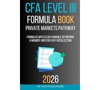 CFA Level III Formula Book : Private Markets Pathway