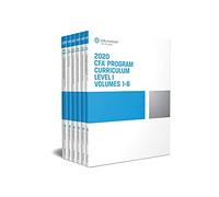 CFA Program Curriculum 2020 Level I