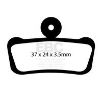CFA633R - Pastiglie freno per bicicletta EBC Brakes Organic Performance