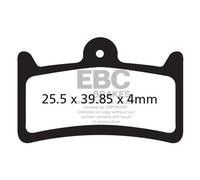 CFA639R - Pastiglie freno per bicicletta EBC Brakes Organic Performance