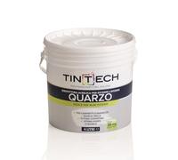 CFadda Tintech Quarzo Idropittura Acrilica per Esterni e Interni, Bianca Opaca, 4 Litri, Caminetti e Barbecue