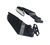 CFAYRLMS Carenatura Winglets per ZX-6R Lato Regolabile Universale per Moto per Carenatura Spoiler Ala con Accessori Moto Specchietto Retrovisore