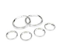 CFAYRLMS Contachilometri Custodia per Touring per Electra per Street per Road per Glide 1996-2013 Kit di Cornici per Indicatori di Direzione per Tachimetro per Motociclette(Chrome)