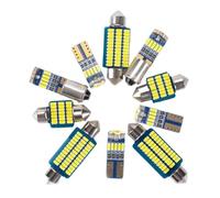 CFCKHPTHAZ 10 Pezzi Per Suzuki Per Fronx 2023 2024 2025 Plafoniera Interna Per Mappa Luce Di Lettura Luce Targa Illuminazione Auto(Ice Blue)