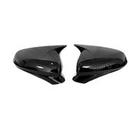 CFCKHPTHAZ 2pcs/Set Copertura Specchietto Retrovisore Auto Guscio Specchietto Laterale per Seat per Leon MK4 per Cupra 2020 2021 2022 2023 2024 (Gloss Black)