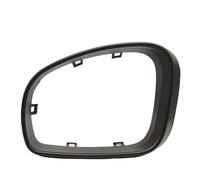 CFCKHPTHAZ Auto Specchio Laterale Alloggiamento Telaio per S&Koda per Fabia 2008 2009 2010 2011 2012 2013 2014 Reaa Vista Specchio Telaio Porta Trim Accessori (Black-Left)