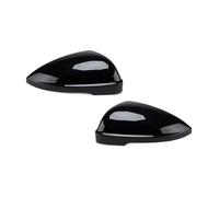 CFCKHPTHAZ Copertura dello Specchio Laterale per VW per Jetta MK7 2019 2020 2021 2022 2023 Specchio Retrovisore Alloggiamento Shell Accessori Automobilistici (Black A Pair)