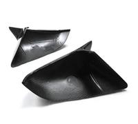 CFCKHPTHAZ Copertura Specchietto Retrovisore Calotta Specchietto Retrovisore Laterale in Fibra Carbonio con Effetto Corno OEM/Ox per Tesla Model S 60 70 P85 P90D Berlina A 4 Porte 2014-2020(Style A)