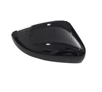 CFCKHPTHAZ Copertura Specchietto Retrovisore Laterale Sostituzione Guscio Trim Nero Rosso Specchietti Laterali Accessori per VW per Polo MK5 6R 6C (Glass Black Left)