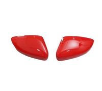 CFCKHPTHAZ Copertura Specchietto Retrovisore Laterale Sostituzione Guscio Trim Nero Rosso Specchietti Laterali Accessori per VW per Polo MK5 6R 6C (Red 1 Pair)