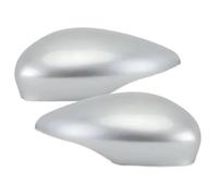 CFCKHPTHAZ Copri Specchietto Retrovisore con Cornice per Auto Compatibile per F&ORD per Fiesta 2008 2009 2010 2011 2012 2013 2014 2015 2016 2017 (Argento)