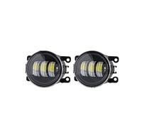 CFCKHPTHAZ Fendinebbia Bianco Giallo 8000LM 30W 12V Per Renault, Per Megane, Per Koleos Per Kangoo Per Thalia Per Duster Per Logan Per Sandero(P-White)