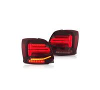 CFCKHPTHAZ Gruppo Fanali Posteriori Per VW Per Polo 2011-2017 Luci Per Auto Lampada Per Auto Parte Sequenziale Segnale Di Svolta Accessori Per Auto(Red)