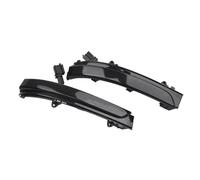 CFCKHPTHAZ Indicatore Direzione Dinamico A LED Specchietto Laterale Per VW Per Jetta Per Voyage Per Saveiro G6 G7 Per Gol Per Geracao 6/7/8 Per UP Per Spacefox (Black)